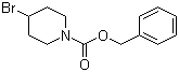 4-溴哌啶-1-甲酸苄酯分子结构 (CAS 166953-64-6)