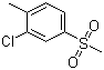 structure of CAS# 1671-18-7, 2-氯-4-(甲磺酰基)甲苯