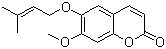 CAS # 16712-77-9, 7-Methoxy-6-[(3-methyl-2-buten-1-yl)oxy]-2H-1-benzopyran-2-one