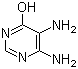 structure of CAS# 1672-50-0, 4,5-Diamino-6-hydroxypyrimidine