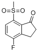 4-氟-7-(甲基磺酰基)-2,3-二氢-1H-茚-1-酮分子结构 (CAS 1672665-29-0)