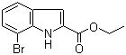 structure of CAS# 16732-69-7, 7-溴-1H-吲哚-2-甲酸乙酯