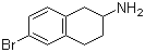 structure of CAS# 167355-41-1, 6-溴-1,2,3,4-四氢萘-2-胺