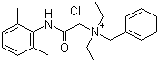 CAS # 1674-99-3, Denatonium chloride, N-(2-((2,6-Dimethylphenyl)amino)-2-oxoethyl)-N,N-diethyl-benzenemethanaminium chloride