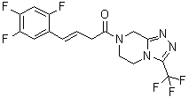 structure of CAS# 1675201-14-5, 1-[5,6-二氢-3-(三氟甲基)-1,2,4-三唑并[4,3-a]吡嗪-7(8H)-基]-4-(2,4,5-三氟苯基)-3-丁烯-1-酮