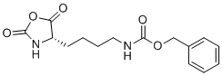 structure of CAS# 1676-86-4, N6-苄氧羰基-L-赖氨酸N-羧基环内酸酐