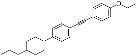 1-[(4-乙氧基苯基)乙炔基]-4-(4-丙基环己基)苯分子结构 (CAS 167633-81-0)