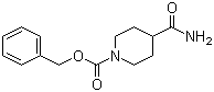1-Cbz-哌啶-4-甲酰胺分子结构 (CAS 167757-45-1)