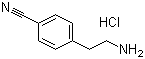 structure of CAS# 167762-80-3, 4-(2-Aminoethyl)benzonitrile hydrochloride