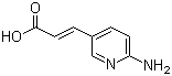 (2E)-3-(6-氨基-3-吡啶基)-2-丙烯酸分子结构 (CAS 167837-43-6)