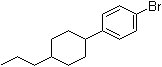1-溴-4-(4-丙基环己基)苯分子结构 (CAS 167858-55-1)