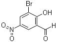 structure of CAS# 16789-84-7, 3-溴-5-硝基水杨醛