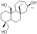 (4alpha)-贝壳杉烷-16,18,20-三醇分子结构 (CAS 167898-32-0)