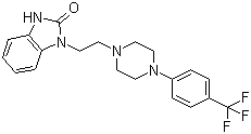structure of CAS# 167933-07-5, Flibanserin