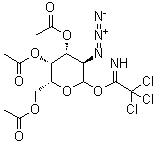 CAS 登录号：167939-15-3, 2-叠氮基-2-脱氧-D-吡喃半乳糖 3,4,6-三乙酸酯 1-(2,2,2-三氯亚氨乙酸酯)