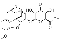 CAS # 168074-32-6, Ethylmorphine 6-glucuronide, (5alpha,6alpha)-7,8-Didehydro-4,5-epoxy-3-ethoxy-17-methylmorphinan-6-yl beta-D-glucopyranosiduronic acid
