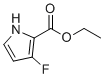 structure of CAS# 168102-05-4, 乙基3-氟-1H-吡咯-2-羧酸酯