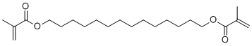 14-(2-甲基丙-2-烯酰氧基)十四烷基2-甲基丙-2-烯酸酯分子结构 (CAS 168473-14-1)