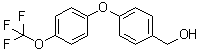 4-[4-(三氟甲氧基)苯氧基]苯甲醇分子结构 (CAS 1686102-84-0)