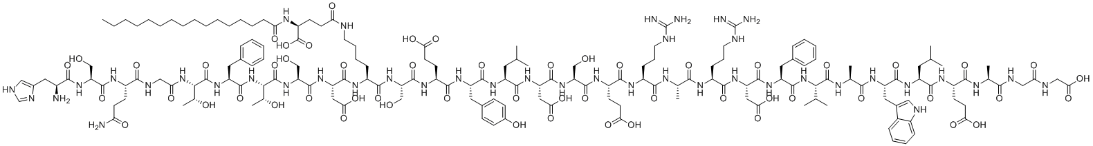 卡他度肽分子结构 (CAS 1686108-82-6)