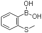 2-甲硫基苯硼酸分子结构 (CAS 168618-42-6)