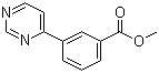 3-(嘧啶-4-基)苯甲酸甲酯分子结构 (CAS 168619-01-0)