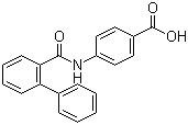 4-(2-苯基苯甲酰胺基)苯甲酸分子结构 (CAS 168626-74-2)