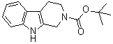 structure of CAS# 168824-94-0, tert-Butyl 1,3,4,9-tetrahydro-2H-pyrido[3,4-b]indole-2-carboxylate