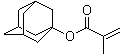 structure of CAS# 16887-36-8, 1-金刚烷基甲基丙烯酸酯