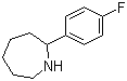 2-(4-氟苯基)六氢-1H-氮杂卓分子结构 (CAS 168890-44-6)
