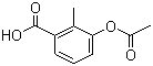 2-甲基-3-乙酰氧基苯甲酸分子结构 (CAS 168899-58-9)