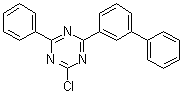 2-([1,1'-联苯]-3-基)-4-氯-6-苯基-1,3,5-三嗪分子结构 (CAS 1689576-03-1)