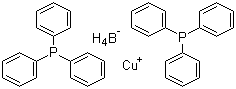 structure of CAS# 16903-61-0, Bis-(triphenylphosphino)-cuprous borohydride