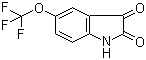 structure of CAS# 169037-23-4, 5-三氟甲氧基吲哚-2,3-二酮