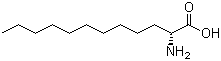 (R)-2-氨基十二酸分子结构 (CAS 169106-36-9)