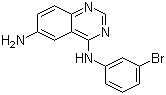 N4-(3-溴苯基)喹唑啉-4,6-二胺分子结构 (CAS 169205-78-1)