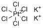 CAS # 16921-30-5, Potassium chloroplatinate, Potassium hexachloroplatinate(IV)