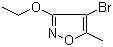 4-溴-3-乙氧基-5-甲基异恶唑分子结构 (CAS 169310-98-9)