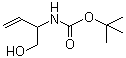 N-[1-(羟甲基)-2-丙烯-1-基]-氨基甲酸叔丁基酯分子结构 (CAS 169324-82-7)