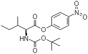 structure of CAS# 16948-38-2, Boc-L-isoleucine 4-nitrophenyl ester