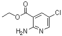 2-氨基-5-氯-3-吡啶羧酸乙酯分子结构 (CAS 169495-51-6)