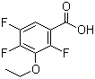 structure of CAS# 169507-61-3, 3-乙氧基-2,4,5-三氟苯甲酸