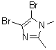 structure of CAS# 16954-05-5, 4,5-Dibromo-1,2-dimethylimidazole