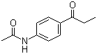 (4'-丙酰基)乙酰苯胺分子结构 (CAS 16960-49-9)