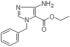 4-氨基-1-苄基-1H-咪唑-5-甲酸乙酯分子结构 (CAS 169616-29-9)