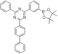 CAS # 1696425-30-5, 2-[1,1'-Biphenyl]-4-yl-4-phenyl-6-[3-(4,4,5,5-tetramethyl-1,3,2-dioxaborolan-2-yl)phenyl]-1,3,5-triazine