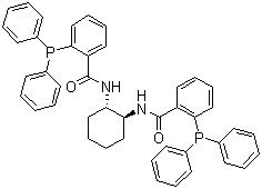 structure of CAS# 169689-05-8, (1S,2S)-(-)-1,2-Diaminocyclohexane-N,N'-bis(2-diphenylphosphinobenzoyl)