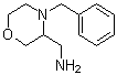 (4-苄基吗啉-3-基甲基)胺分子结构 (CAS 169750-73-6)