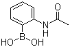 2-乙酰胺基苯硼酸分子结构 (CAS 169760-16-1)