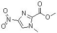 4-硝基-1-甲基咪唑-2-羧酸甲酯分子结构 (CAS 169770-25-6)